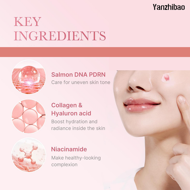 Face Moisturizer Manufacturer - Korean Style DNA PDRN Collagen Capsule 1.94oz for Uneven Skin Tone Glow