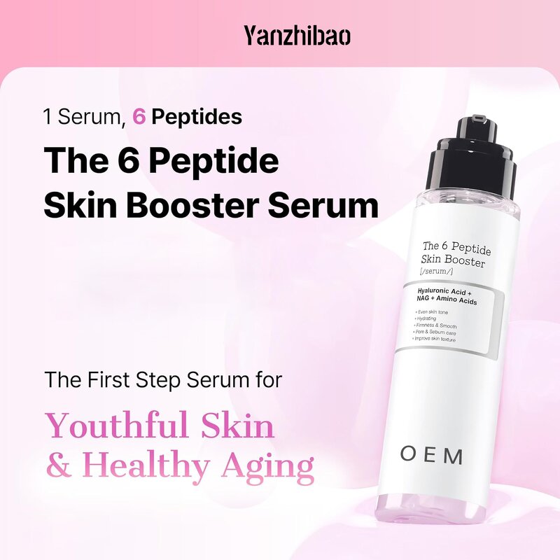 Facial Essence Manufacturer - 6X Peptide Collagen Booster with Niacinamide Hyaluronic Acid for All Skin