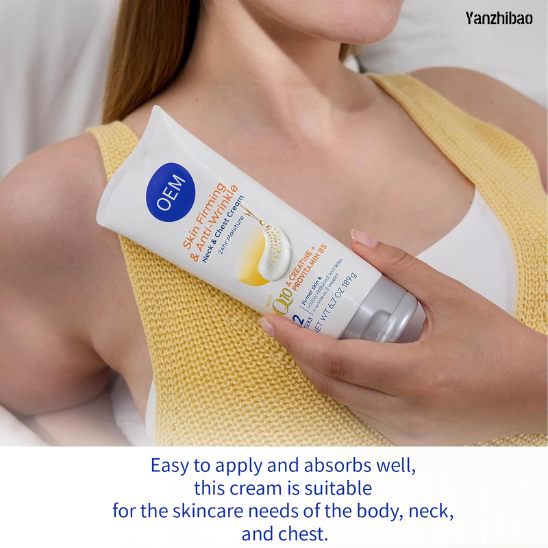 Cream Manufacturer - Skin Firming Anti-Wrinkle for Neck Chest CoQ10 Creatine Provitamin B5 Fine Lines Reduction
