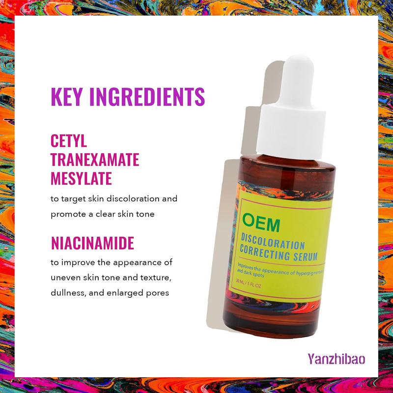 Facial Serum Manufacturer - Discoloration Correcting with Tranexamic Acid & Niacinamide for Dark Spots