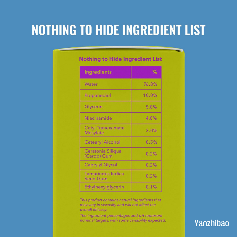 Facial Serum Manufacturer - Discoloration Correcting with Tranexamic Acid & Niacinamide for Dark Spots