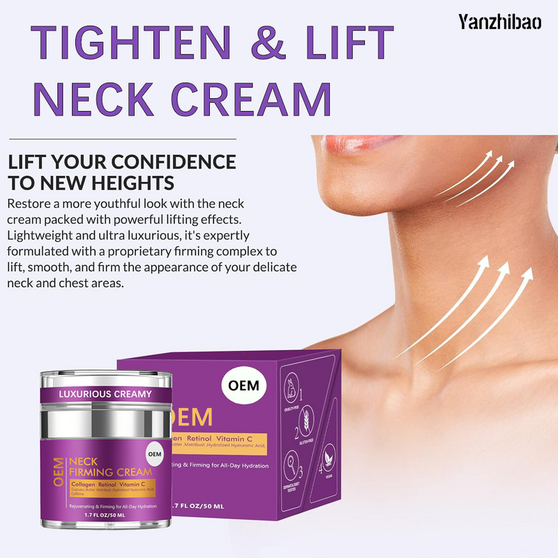 Moisturizer Manufacturer - 3% Retinol Hyaluronic Acid for Neck Firming Wrinkle Reduction Skin Tightening