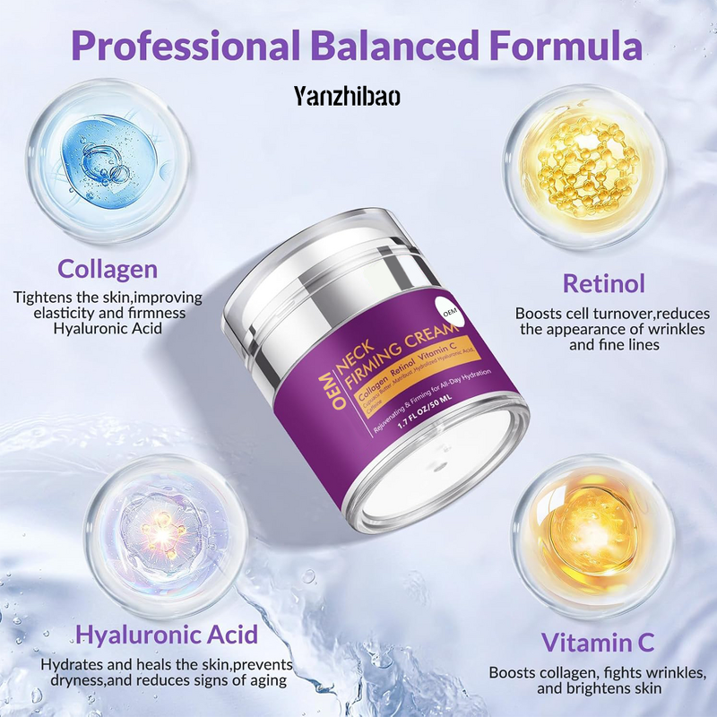 Moisturizer Manufacturer - 3% Retinol Hyaluronic Acid for Neck Firming Wrinkle Reduction Skin Tightening