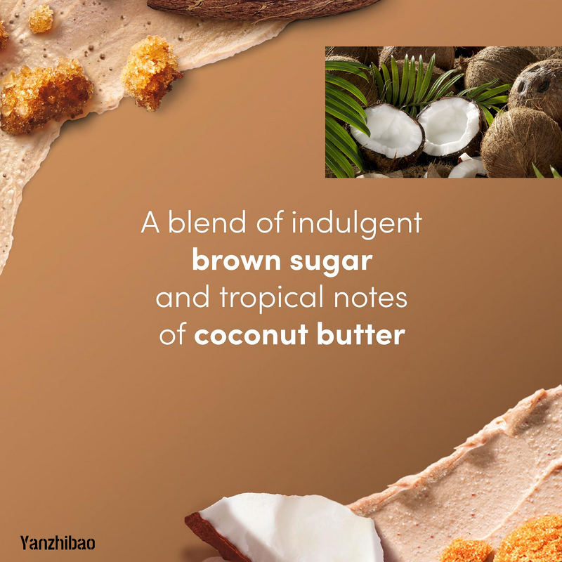 Body Scrub Manufacturer - OEM Brown Sugar Coconut Butter for Glycerin-Infused Deep Nourishment Radiant Skin