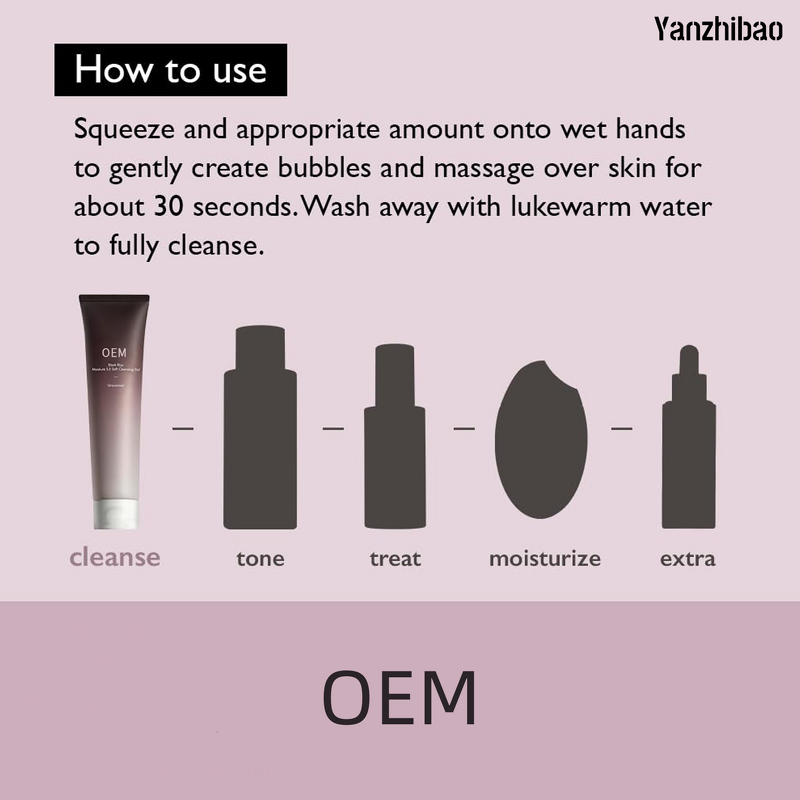 Facial Cleanser Manufacturer - Black Rice Moisture Soft with Glycerin Fermented Black Rice for Moisture Balance