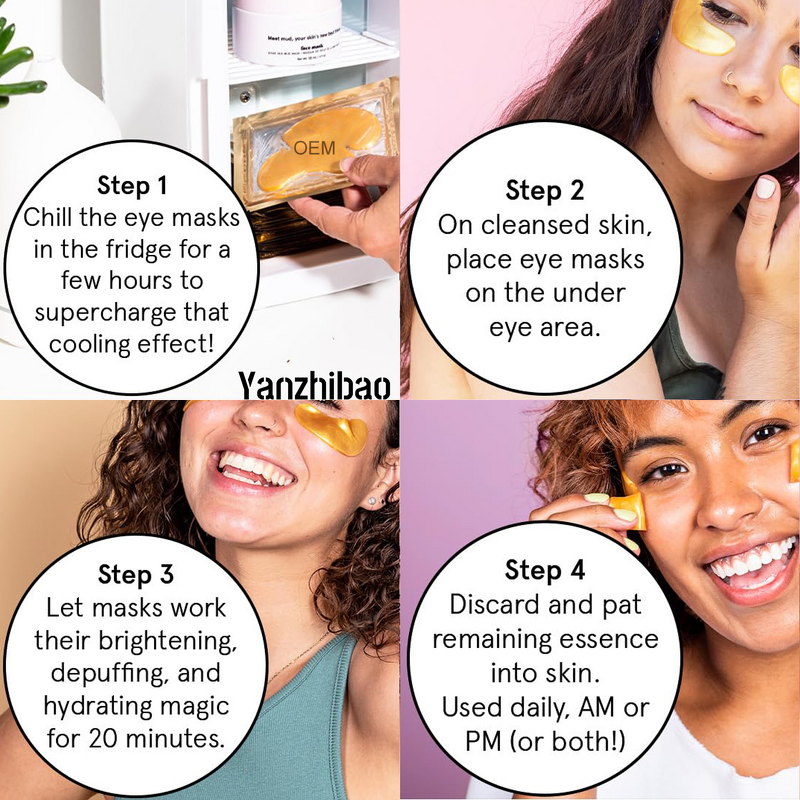 Eye Mask Manufacturer - Factory Direct Custom Gel Eye Patches for Dark Circles Under Eye Bags Wrinkles Reduction