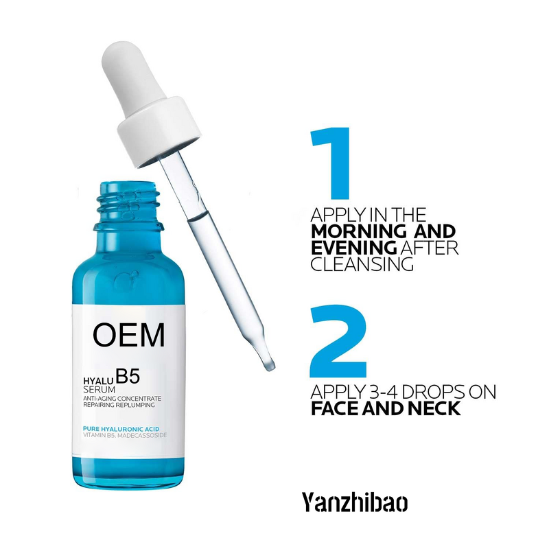 Face Serum Manufacturer - B5 Pure Hyaluronic Acid with Vitamin B5 Madecassoside for Wrinkles Reduction