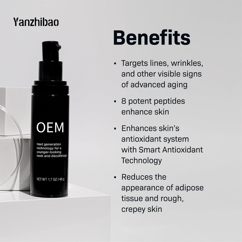 Cream Manufacturer - Advanced Anti-Aging Neck with Peptides for Fine Wrinkles Crepey Skin Improvement