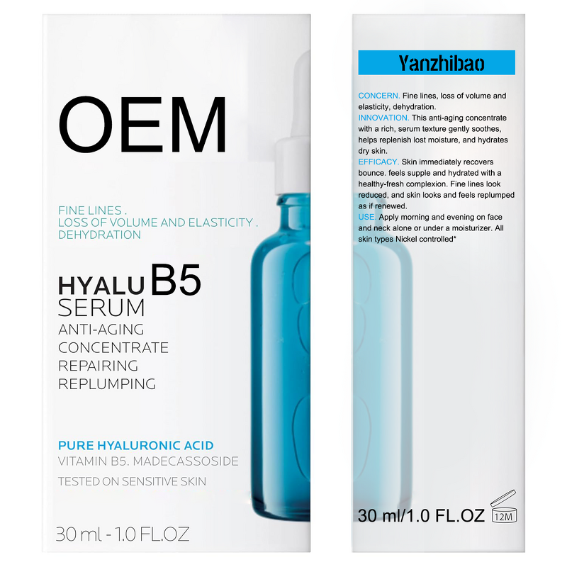 Face Serum Manufacturer - B5 Pure Hyaluronic Acid with Vitamin B5 Madecassoside for Wrinkles Reduction