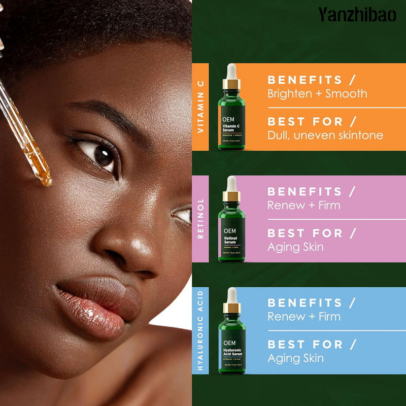 Skin Care Set Manufacturer - OEM Beauty Facial for Brightening Firming Hydrating Dry Skin Wrinkles Reduction