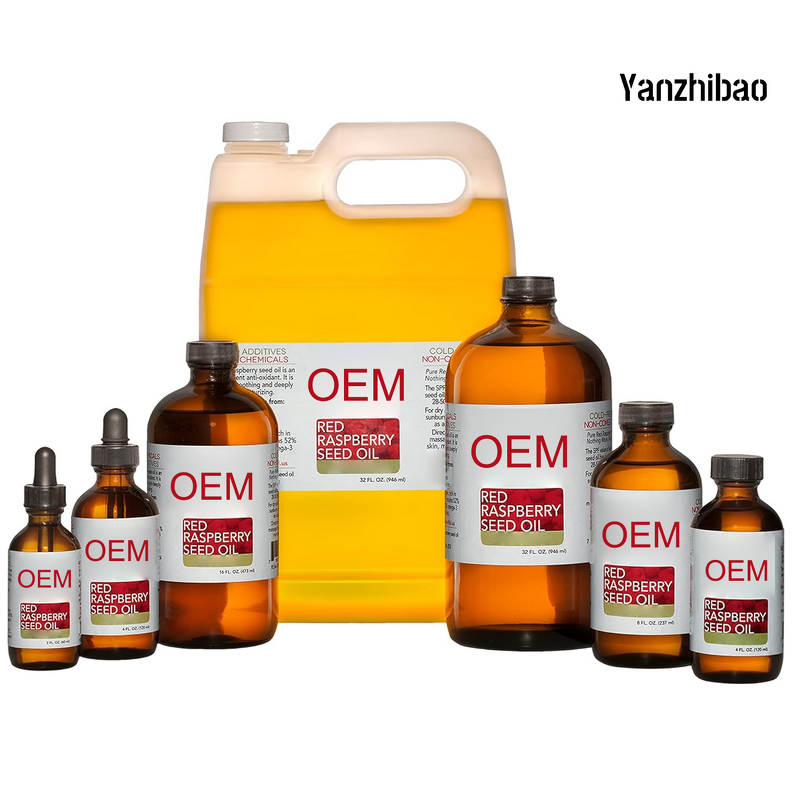 Facial Oil Manufacturer - 100% Pure Red Raspberry Seed 2oz Cold-Pressed for Antioxidant Skin Barrier Support
