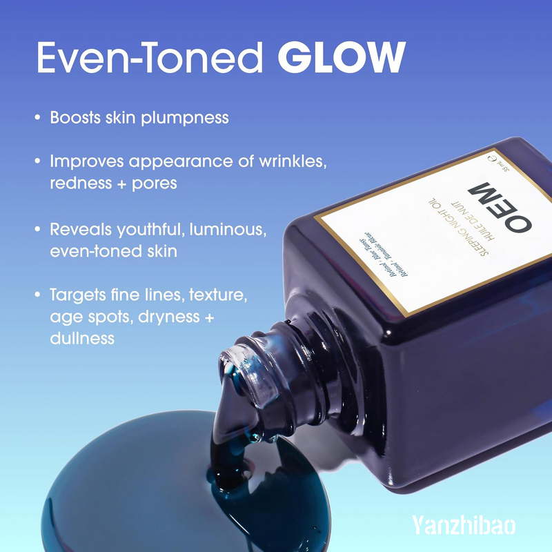 Face Oil Manufacturer - Anti-Aging Sleeping with Blue Tansy Retinol for Wrinkles Skin Renewal