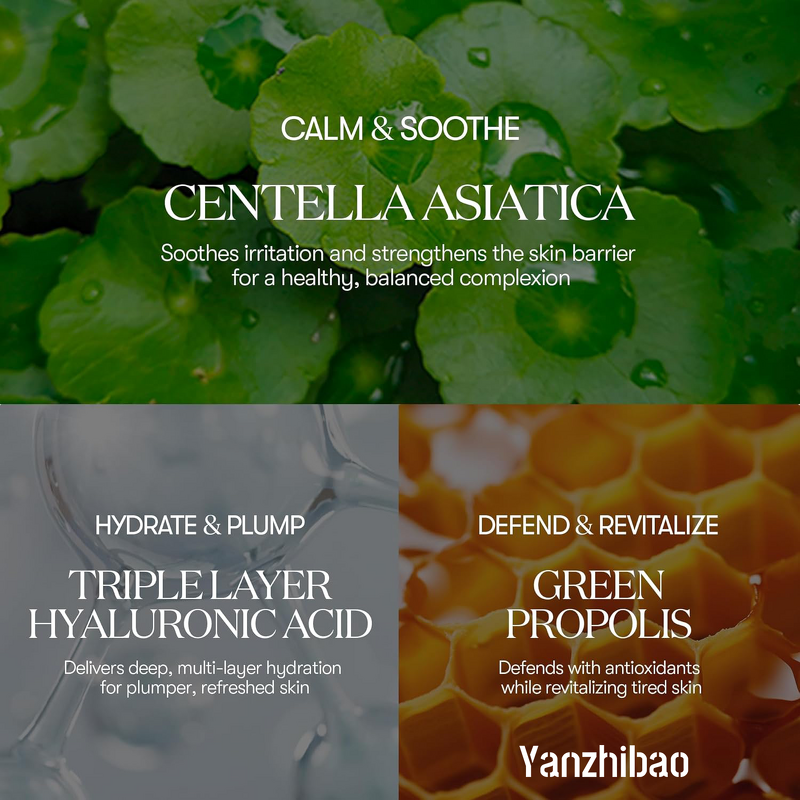Face Mask Manufacturer - Factory Direct Soothing with Centella Hyaluronic Acid for Sensitive Skin Hydrating Calming