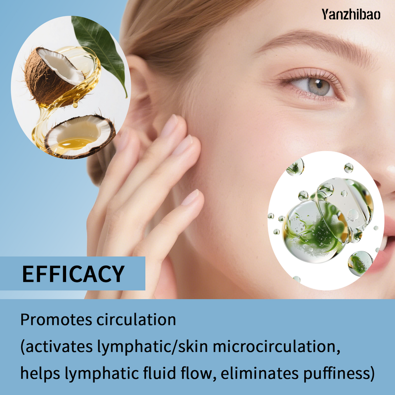 Facial Oil Manufacturer - Lymphatic Drainage with Jojoba Coconut Oil for Gua Sha Jade Roller Massage