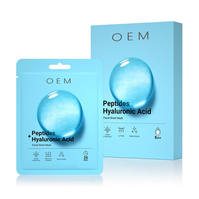 Face Mask Manufacturer - Hyaluronic Acid with Peptides Complex for Moisturizing Soothe Repair
