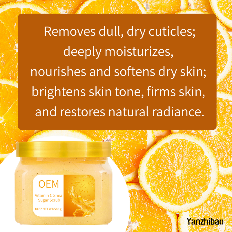 Body Scrub Manufacturer - OEM Vitamin C Shea Butter for Ultra Hydrating Nourishing Exfoliation