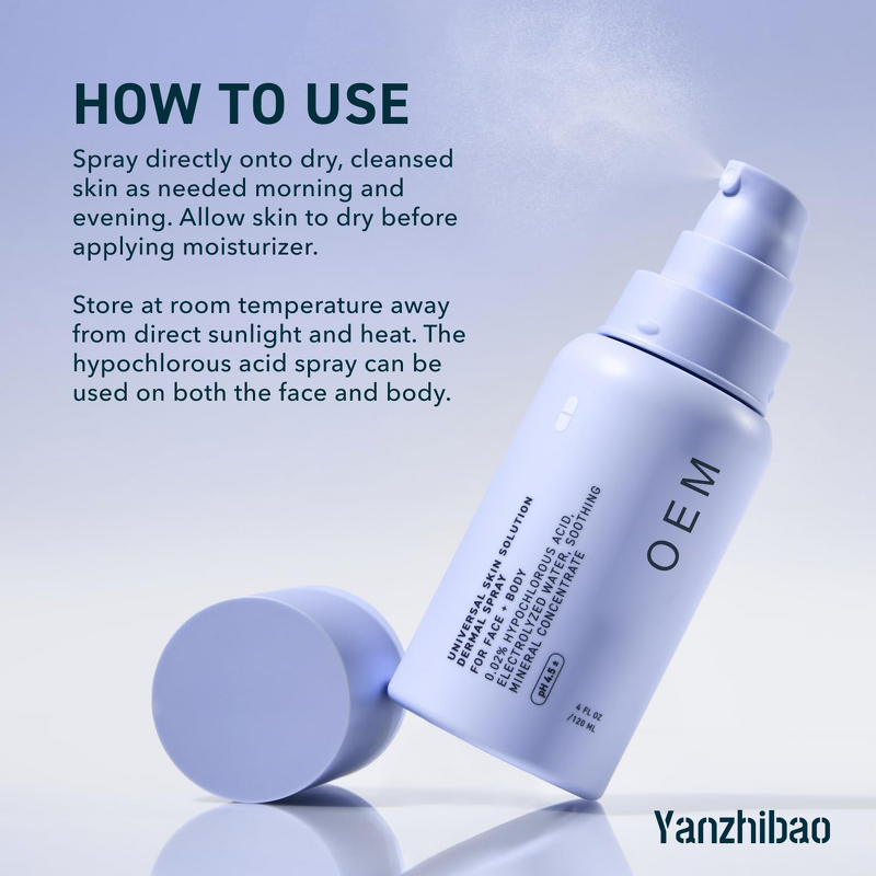 Spray Manufacturer - Hypochlorous Acid for Face Body PH-Stabilized Damaged Skin Soothing Care
