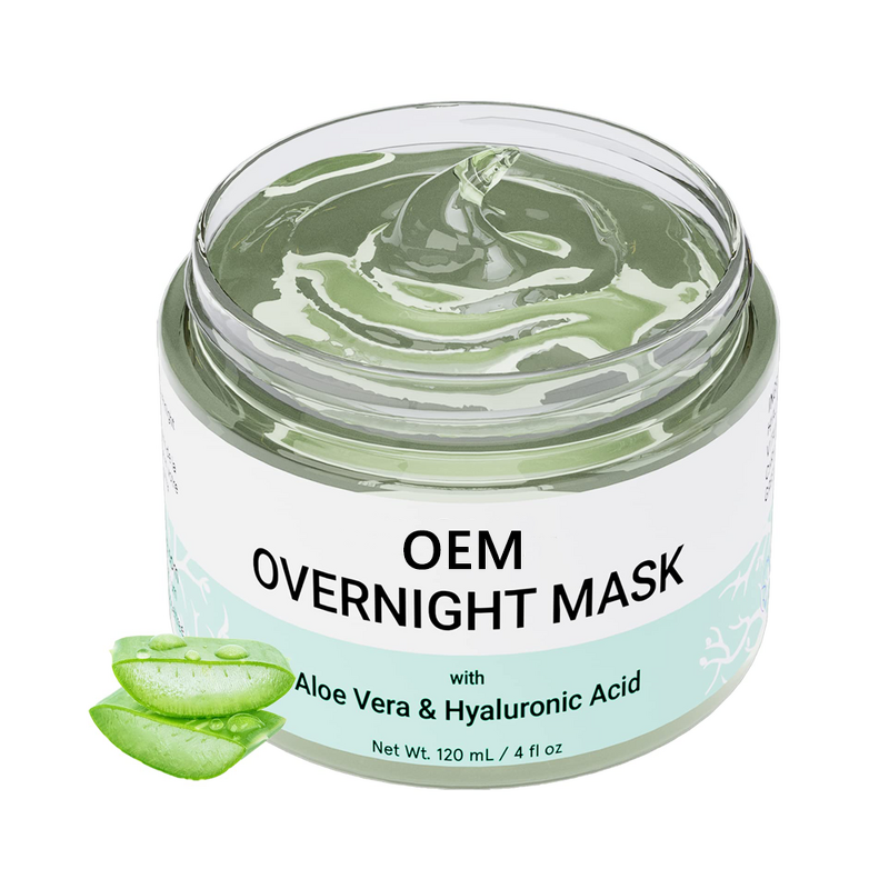Face Mask Manufacturer - Overnight with Aloe Vera Hyaluronic Acid for Night Repair Hydrating Moisturizing