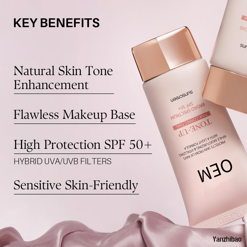 Sunscreen Manufacturer - Private Label SPF 50+ Serum for All Skin Tones Broad Spectrum Korean Formula