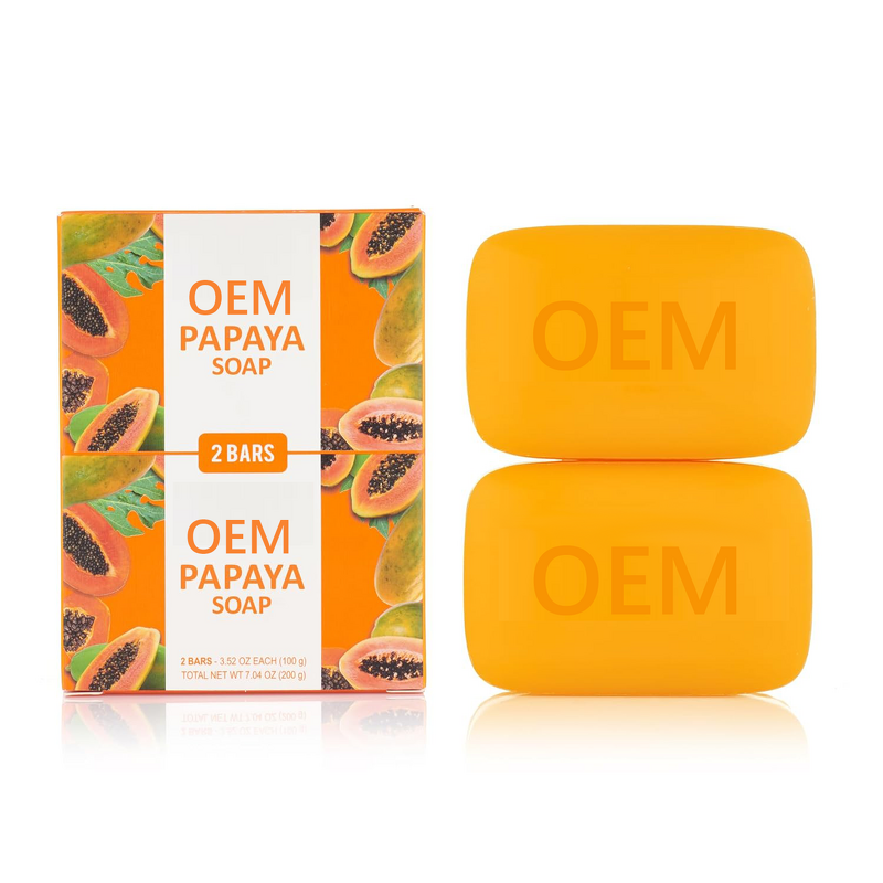 Soap Manufacturer - Factory Direct Custom Papaya Exfoliating with Niacinamide Shea Butter Aloe Vera Hydrating