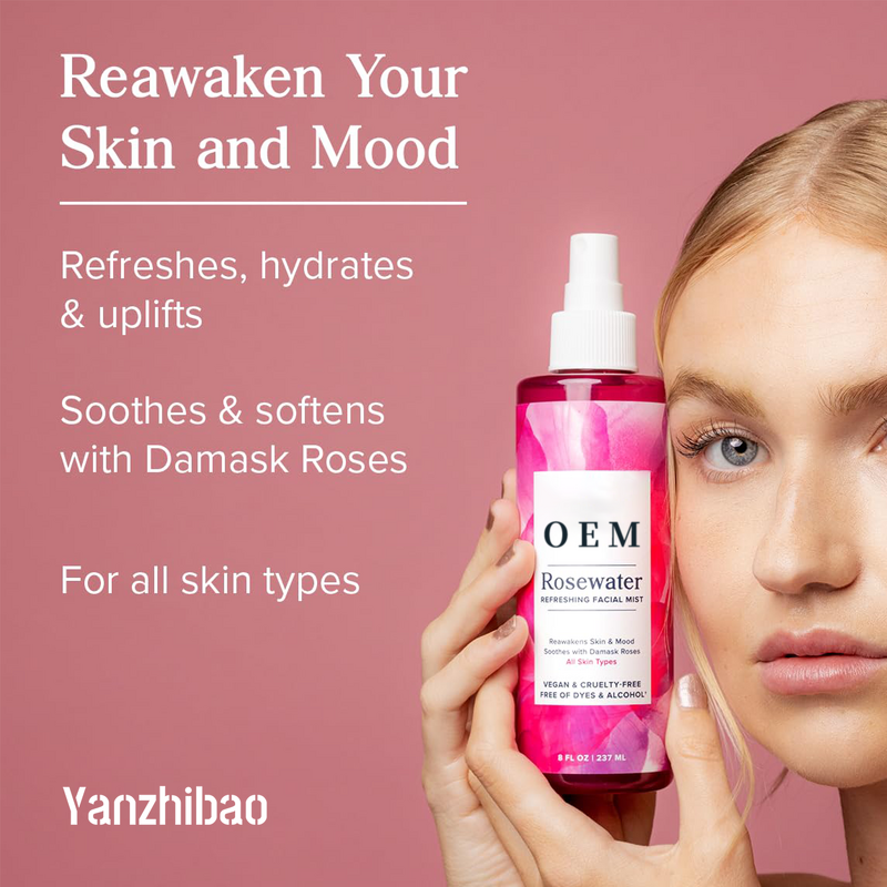 Mist Manufacturer - Rosewater for Glowing Skin All Skin Types Hypoallergenic Vegan Cruelty Free