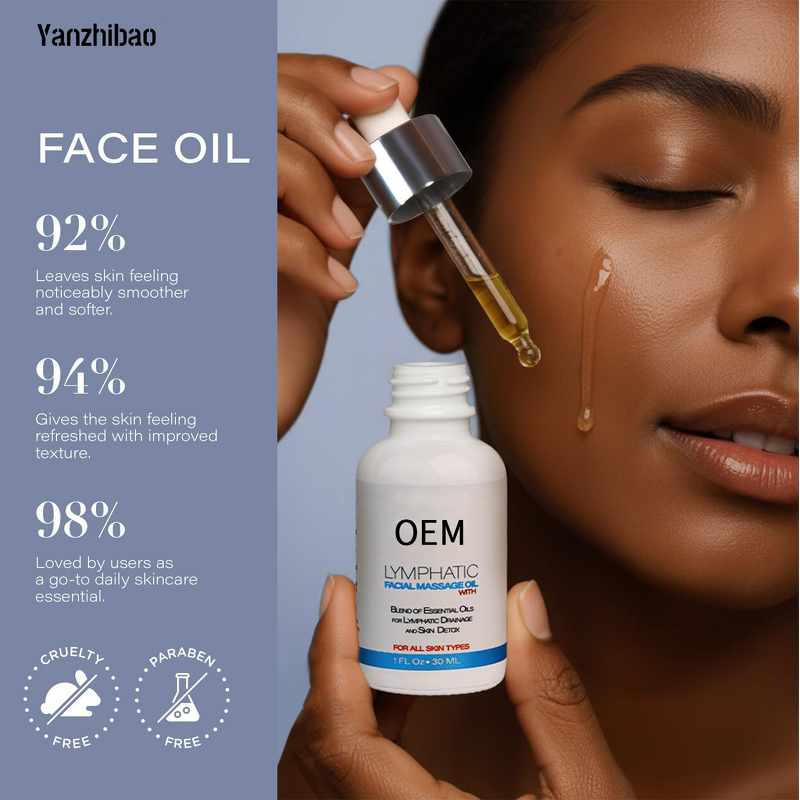 Facial Oil Manufacturer - Lymphatic Drainage with Jojoba Coconut Oil for Gua Sha Jade Roller Massage