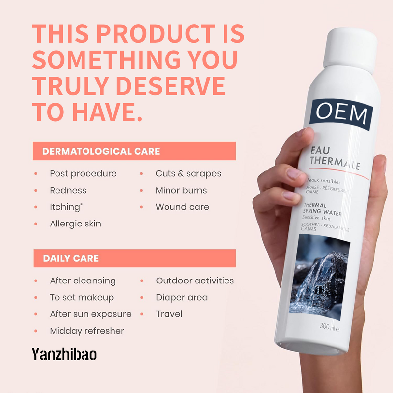 Mist Manufacturer - Spring Water Facial for Sensitive Skin Soothing Calming Softening