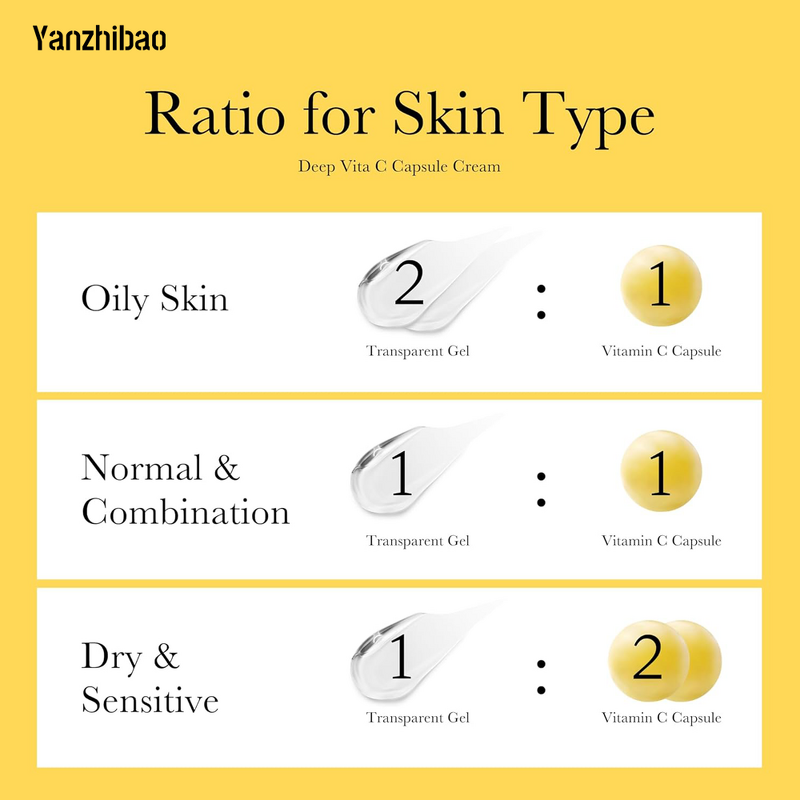 Face Moisturizer Manufacturer - Korean Vitamin C Golden Capsule 1.94oz for Wrinkles Radiance Liposome Capsules