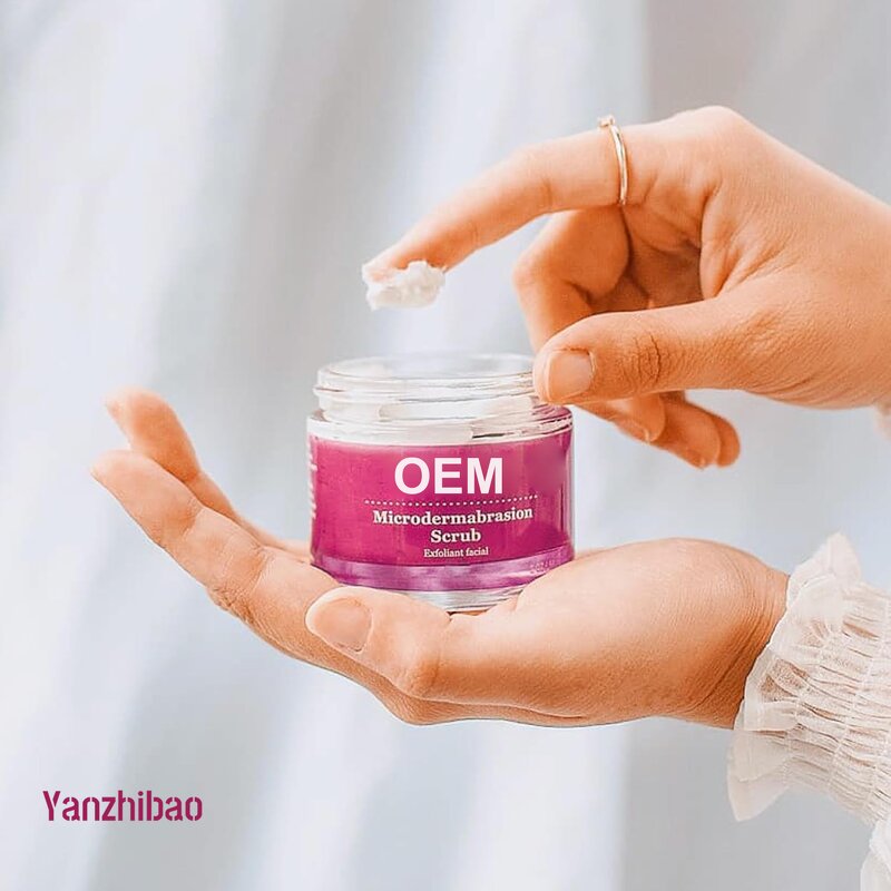 Facial Scrub Manufacturer - OEM Microdermabrasion with Dead Sea Salt Citrus Oils for Exfoliate Smooth Renew Scars Wrinkles