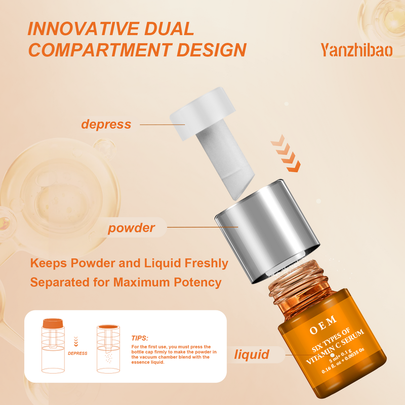 Skin Care Set Manufacturer - Advanced Six-Types VC Organic Gold Vitamin C Complex for Moisturizing Whitening