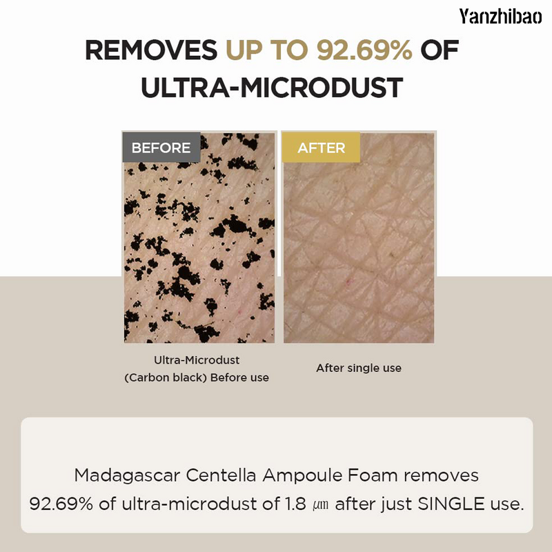 Facial Cleanser Manufacturer - Private Label Centella Ampoule Foam 4.22oz Low pH with Natural Soda Glycerin