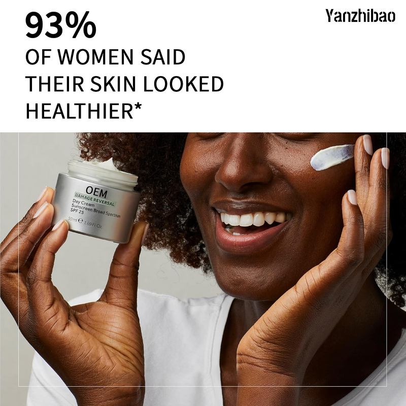 Skin Care Set Manufacturer - OEM Damage Reversal with Anti-Aging Serum Day SPF 25 Cream Night Cream Sun Damage Repair