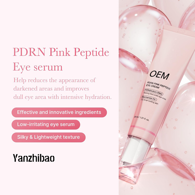 Eye Serum Manufacturer - Salmon DNA PDRN Pink Peptide with Retinol for Fine Lines Uneven Skin Tone