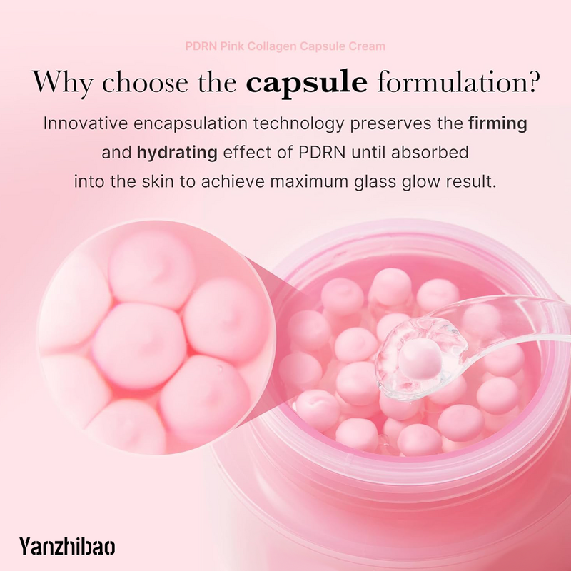 Face Moisturizer Manufacturer - Korean Style DNA PDRN Collagen Capsule 1.94oz for Uneven Skin Tone Glow