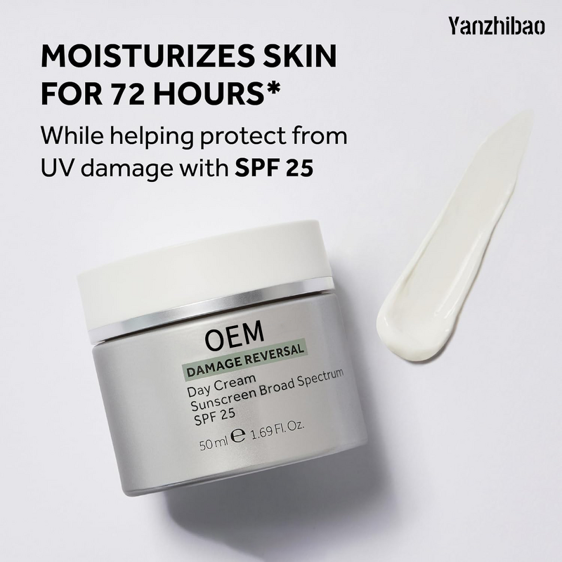 Skin Care Set Manufacturer - OEM Damage Reversal with Anti-Aging Serum Day SPF 25 Cream Night Cream Sun Damage Repair