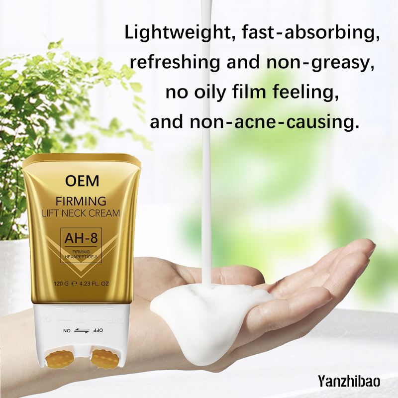 Cream Manufacturer - Hot Selling OEM Collagen Neck Décolleté 4.23oz Roller-Lift for Firming Smooth Rejuvenation