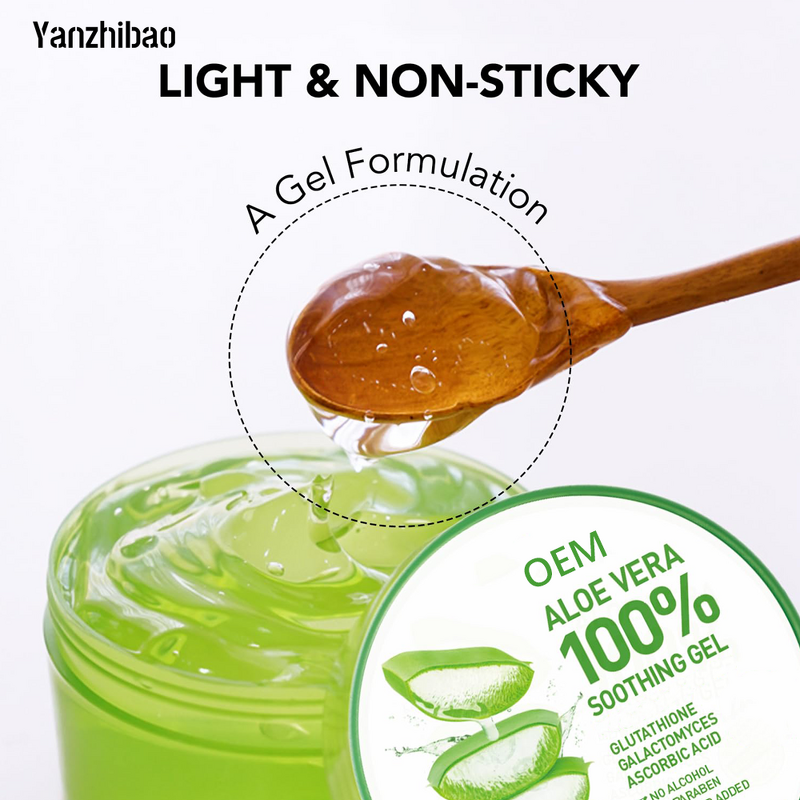 Aloe Vera Gel Manufacturer - 100% Pure for Face Skin Hair Sunburn Relief All Skin Types