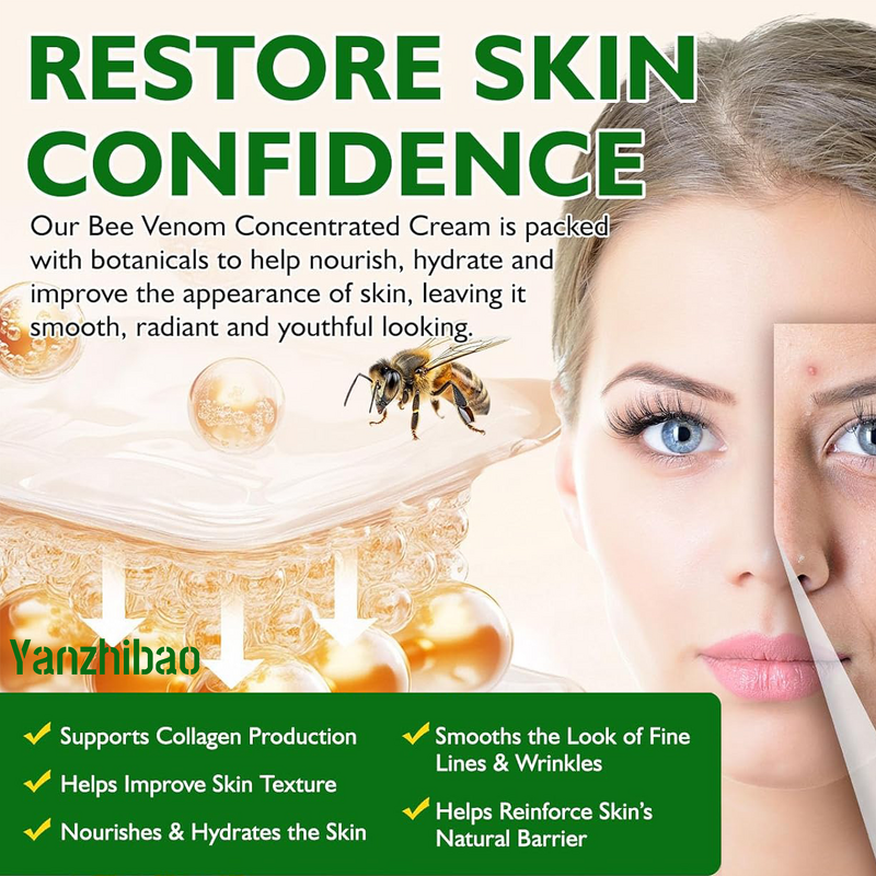 Face & Body Cream Manufacturer - Bee Venom Skin Restoration for Firming Rejuvenating Blemishes Reduction Antibacterial