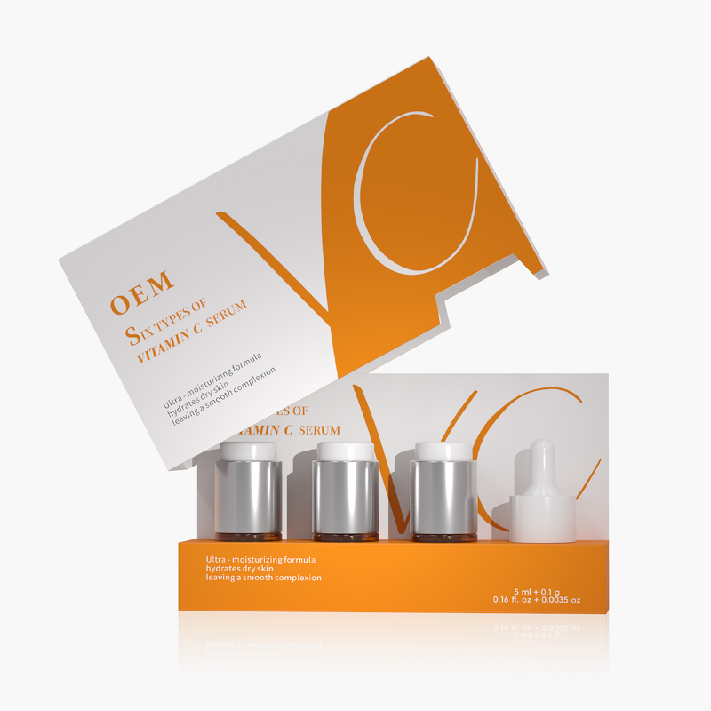 Skin Care Set Manufacturer - Advanced Six-Types VC Organic Gold Vitamin C Complex for Moisturizing Whitening