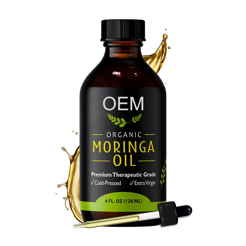 Face Oil Manufacturer - Organic Moringa 100% Pure Cold-Pressed Unrefined for Anti-Aging Hyaluronic Acid
