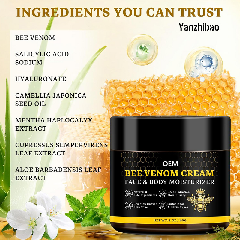 Face Cream Manufacturer - Bee Venom Comprehensive for Wrinkle Care Face Lift Firming Blemishes Reduction