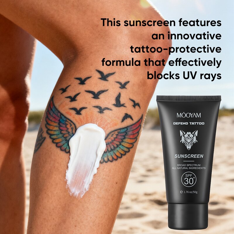 Sunscreen Manufacturer - Tattoo Sunscreen for Sunburn Protection Private Label OEM/ODM 50g MOOYAM