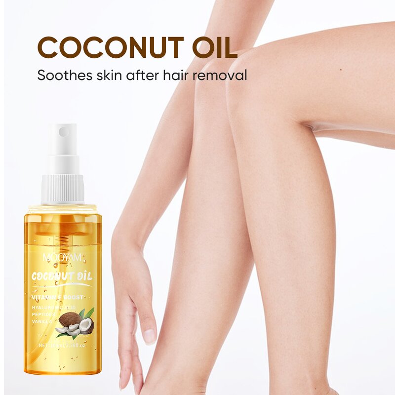 Body Care Oil Manufacturer - Coconut Oil After Hair Removal for Repair Nourishing Radiance Private Label OEM MOOYAM