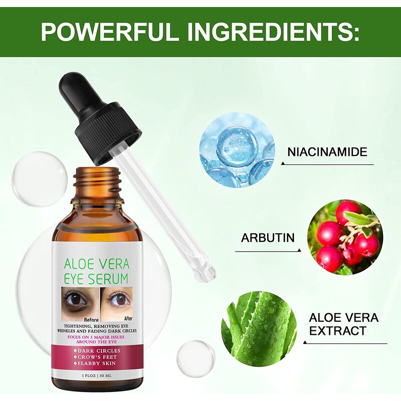 Eye Serum Manufacturer - Fine Line Eye Bags Lift Firming Anti-Aging Aloe Vera Moisturizer MOOYAM