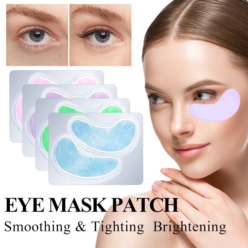 Eye Mask Manufacturer - 4 Types Green Pink Purple Blue for Dry Skin Brightening Smooth Firm MOOYAM