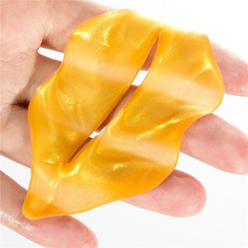 Lip Mask Manufacturer - Vegan Crystal Patch for Whitening 24K Gold Pink Hydrogel Private Label MOOYAM