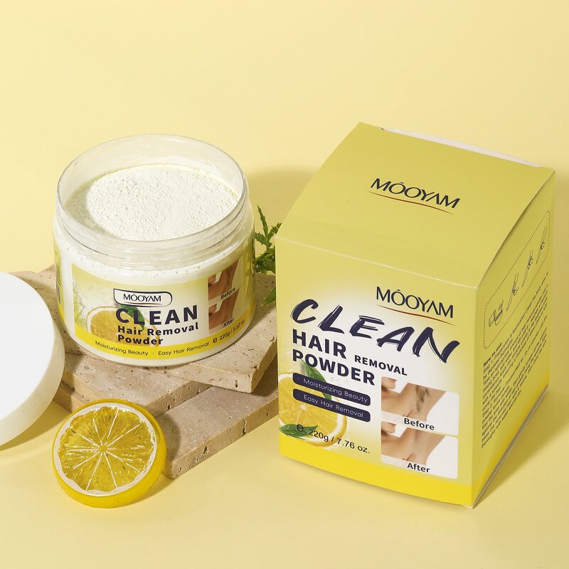Hair Removal Powder Manufacturer - Lemon Clean for Whole Body Depilation Private Label OEM Wholesale MOOYAM