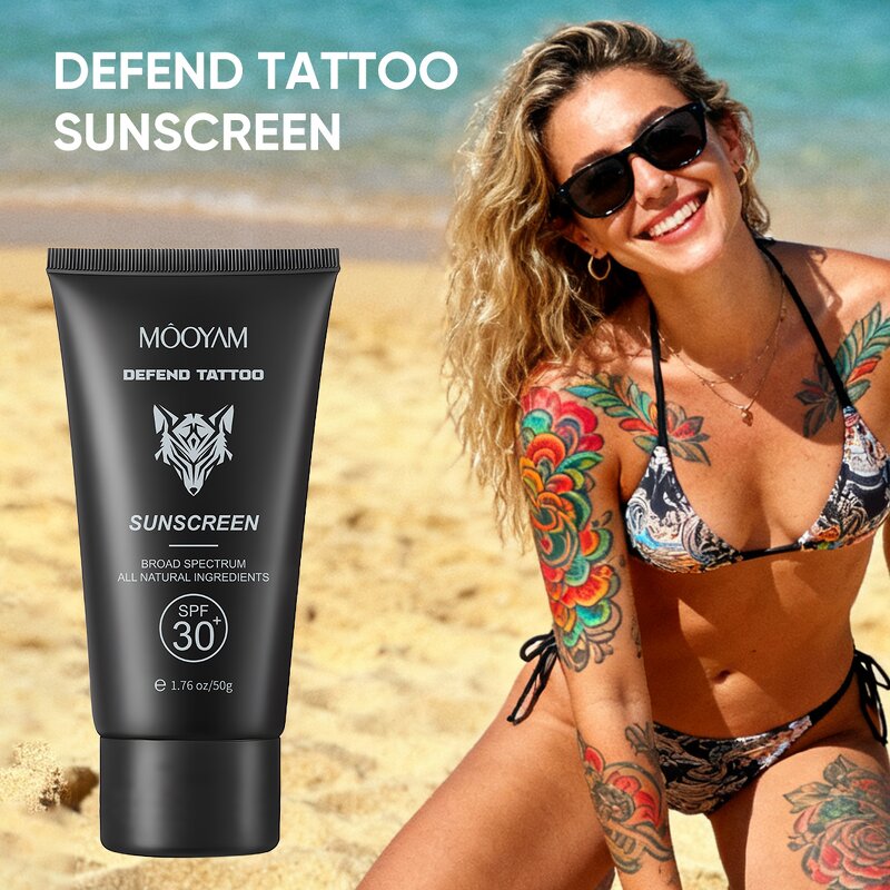 Sunscreen Manufacturer - Tattoo Sunscreen for Sunburn Protection Private Label OEM/ODM 50g MOOYAM