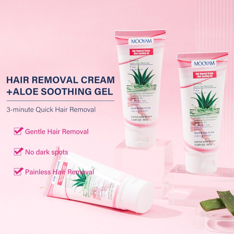 Hair Removal Cream Manufacturer - Aloe Fast for Leg Arm Armpit Painless Hair Inhibitor MOOYAM