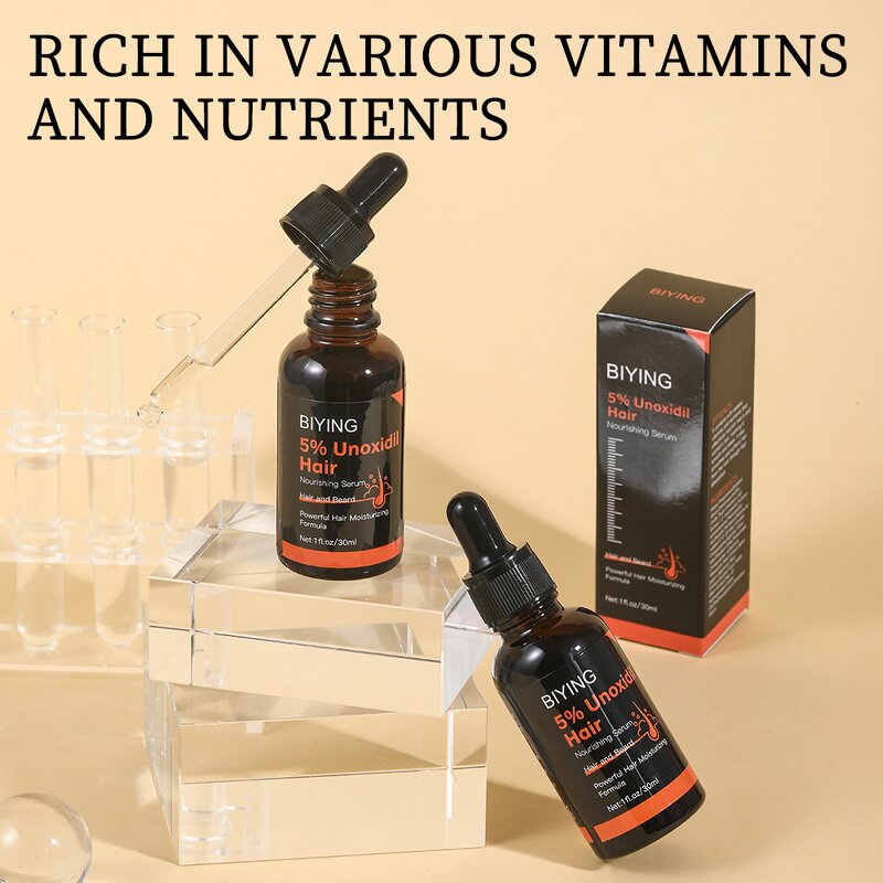 Hair Care Serum Manufacturer - 5% Unoxidil for Beard Hair Moisturizing Smooth 30ml MOOYAM